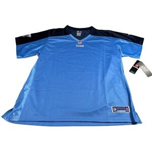 NFL Pro Line Tennessee Titans Women Jersey 2XL Light Blue Navy Blank NWT